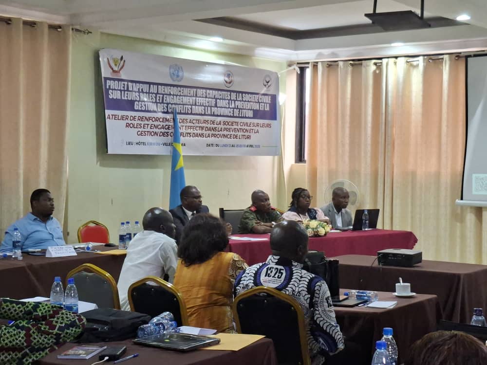 Over four days, participants were equipped in particular with skills in lobbying and advocacy techniques, the legal framework governing civil society organizations, as well as their role in the peace process.