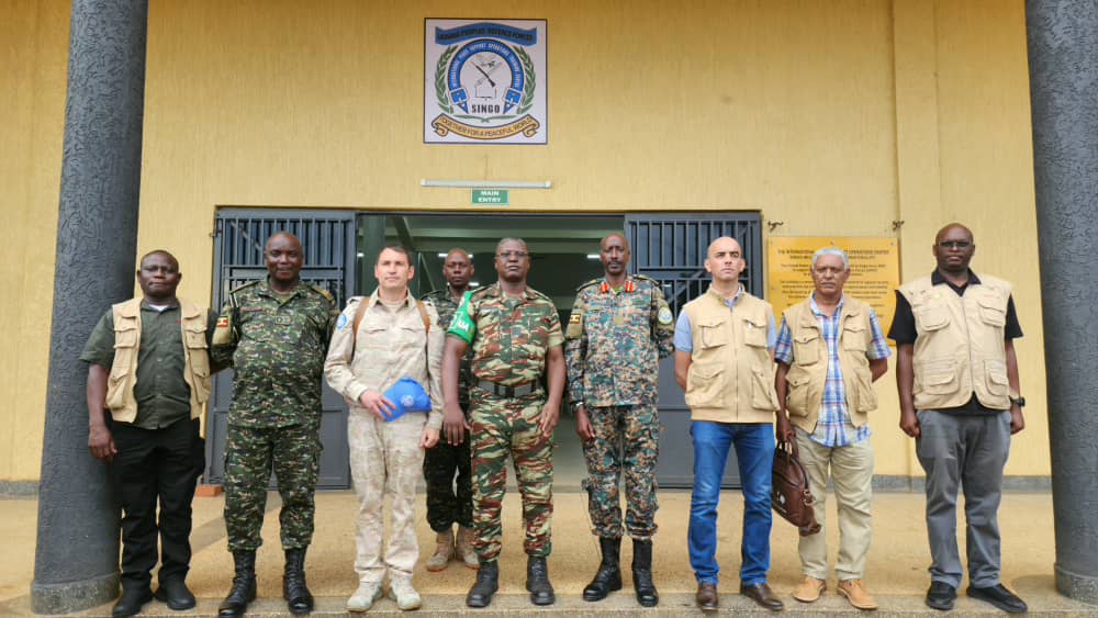 UNOAU participates in pre-deployment verification of Ugandan contingent for AUSSOM