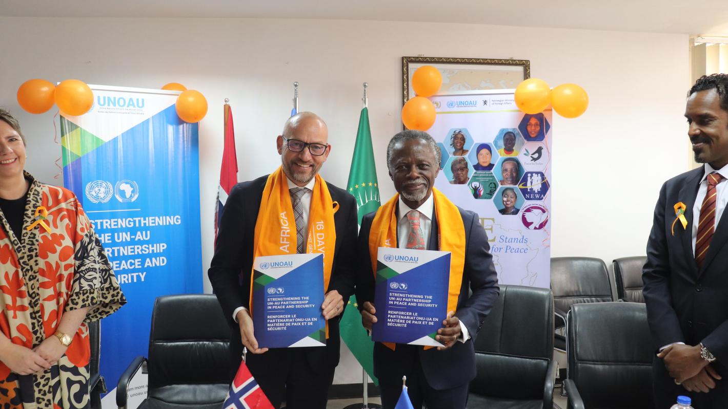 UNOAU and Norway renew partnership and launch She Stands for Peace Third Edition to strengthen UN–AU cooperation on peace and security.
