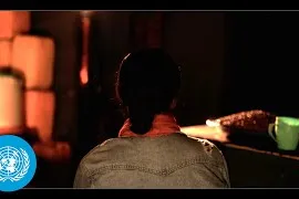 a woman from behind