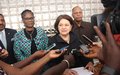 Vice-Secretária-Geral das Nações Unidas para os Assuntos políticos e Consolidação da Paz visitou Bissau após as eleições presidenciais